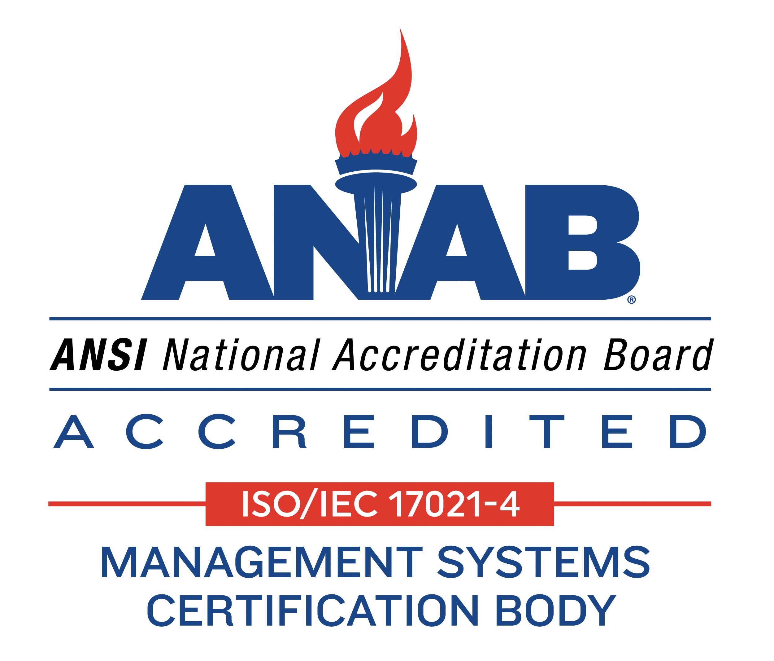 ANAB Accredited ISO/IEC 17021-4